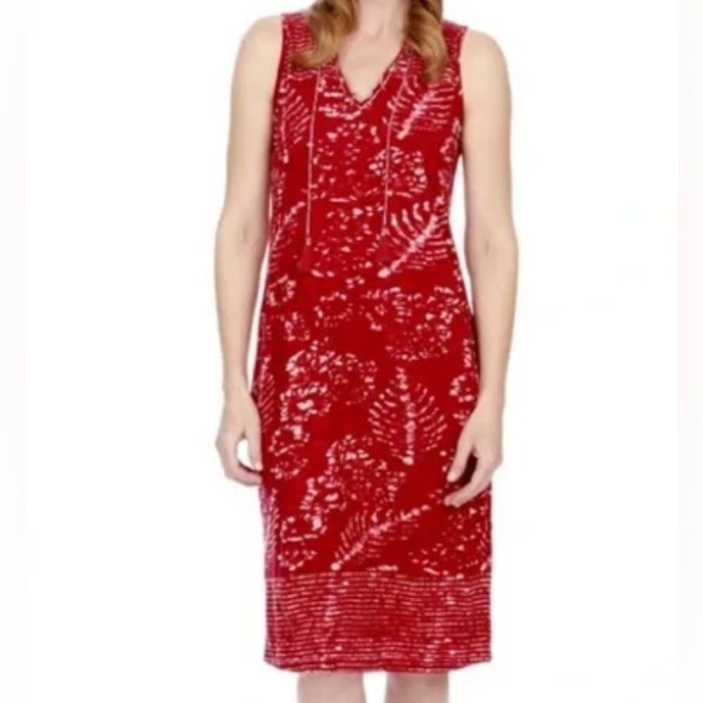 Lucky Brand Sleeveless Batik Dress Size XL
